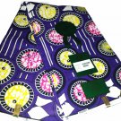 6  Yards Premium Quality  African Fabric Super Hilton Ankara Real Wax Prints-