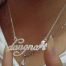 Personalized Sterling silver name necklace