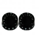 NEW !! Gibson Speed  Knob Set Of 2 BLACK Volume or Tone