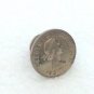 Pin Badge 6d Sixpence QE II Head Side showing.