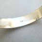 sterling silver solid cuff bangle bracelet id name tag cuban men women artisan