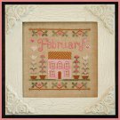Country Cottage Needleworks - Cottage of the Month 02 - February Cottage - Cross Stitch Pattern