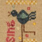 Heart in Hand Needleart - Curio - Songbird - Cross Stitch Chart