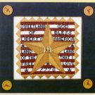 Hinzeit- Charmed Star & Stripes - Cross Stitch Chart with Charm