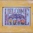 Hinzeit - Charmed - Welcome Spring - Cross Stitch Chart with Charms