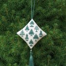 Historic Stitches - Christmas Forest Ornament - Cross Stitch Chart