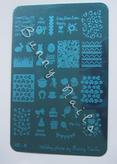 HD-B Nail Art Stamp Plate