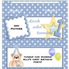 1st  Birthday  Boy Wrapper
