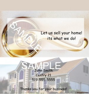 Real Estate Agent  Candy Wrapper