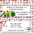 Contruction Candy Wrapper