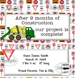 Contruction Candy Wrapper