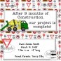 Contruction Candy Wrapper