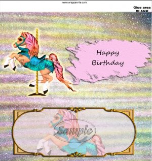 Carousal Horse Candy Wrapper
