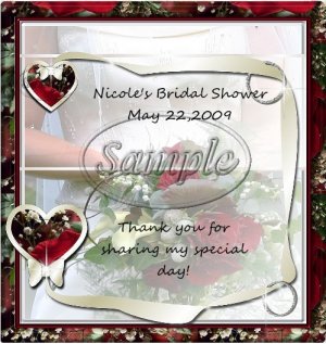 Red Roses Wedding Wrapper