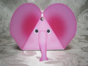 Pink elephants party boxes!