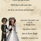 Bridal Couple Wedding Invite