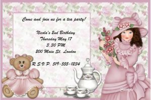 Teddy Bear Tea Party
