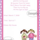 Sleepover invite