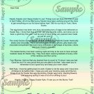 Personalized Letter from Easter Bunny