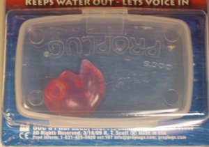 Right Ear Doc's ProPlugs Size Medium Non-Vented Preformed Ear Plug Pink