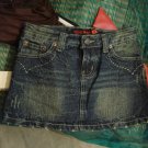 ** Dark Blue Demin Skirt **