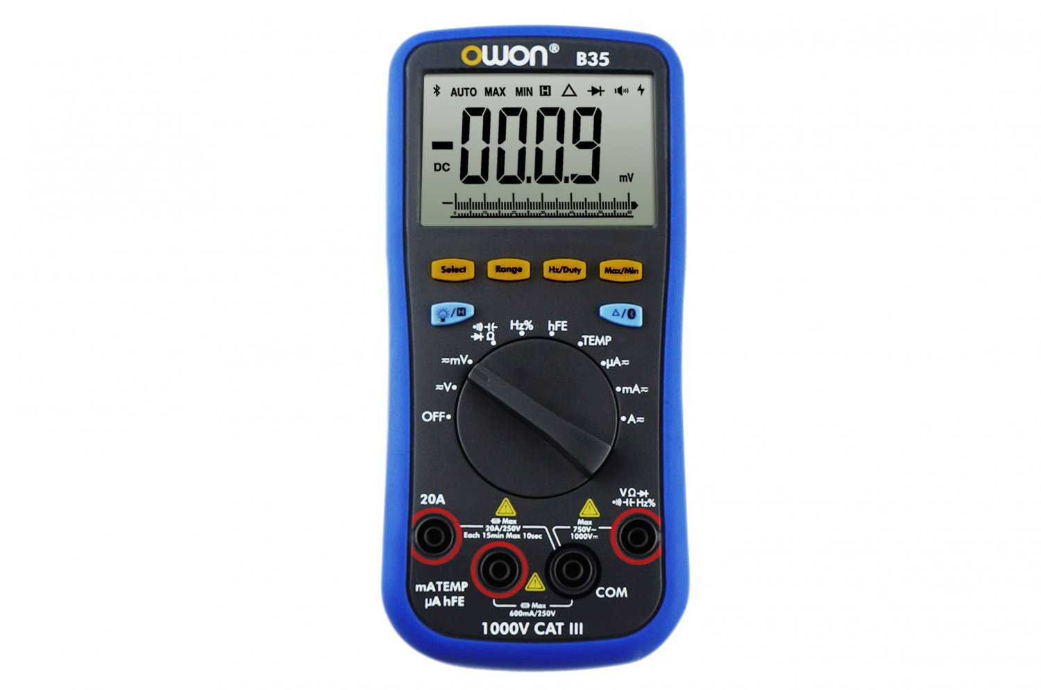 OWON B35T Bluetooth Multimeter - Voice Assist And Remote Control