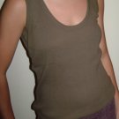 Faded Green Tank Top (SIZE M, Girls, teens)