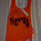 E-base orange tank top