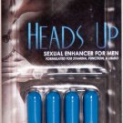 2 X Heads Up Single Dose Sexual enhancer for men Formulated for stamina
