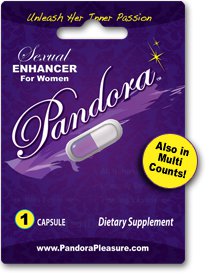 2 X Pandora 1 Pack Female sexual dietary supplement and arousal