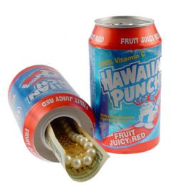 Can Safe Hawaiian Punch - hide valuables in plain view