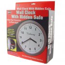 Wall Clock with Hidden Safe - hide valuables in plain view