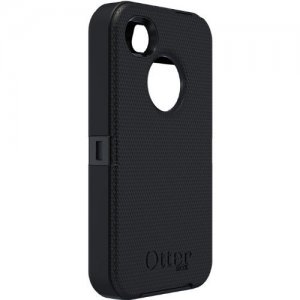 OtterBox Universal Defender Case for iPhone 4 Black Silicone & Black Plastic
