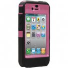 OtterBox Universal Defender Case for iPhone 4 Black Silicone & Hot Pink Plastic