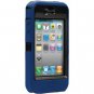 OtterBox Universal Defender Case for iPhone 4 Zircon Blue Silicone & Black Plastic