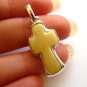 Baltic Amber Butterscotch Cross 925 Silver