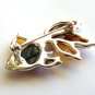 Baltic Amber Multicolor Fish Pin 925 silver