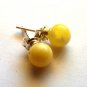 Baltic Amber Butterscotch Stud Earrings