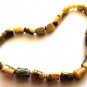 Baltic Amber Grey Necklace with Inclusions