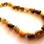 Baltic Amber Grey Necklace with Inclusions