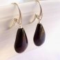 Baltic Amber Cherry Drop Earrings 925 silver