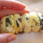 Baltic Amber Bracelet Royal White with Inclusions 8"