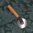 Pizza Cutter Stainless Steel Wooden Handle Pizza Cutter Stainless Steel Wooden Handle
