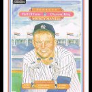 1983 Mickey Mantle #43 Puzzle Card Donruss Hall of Fame Heroes Baseball Trading Card