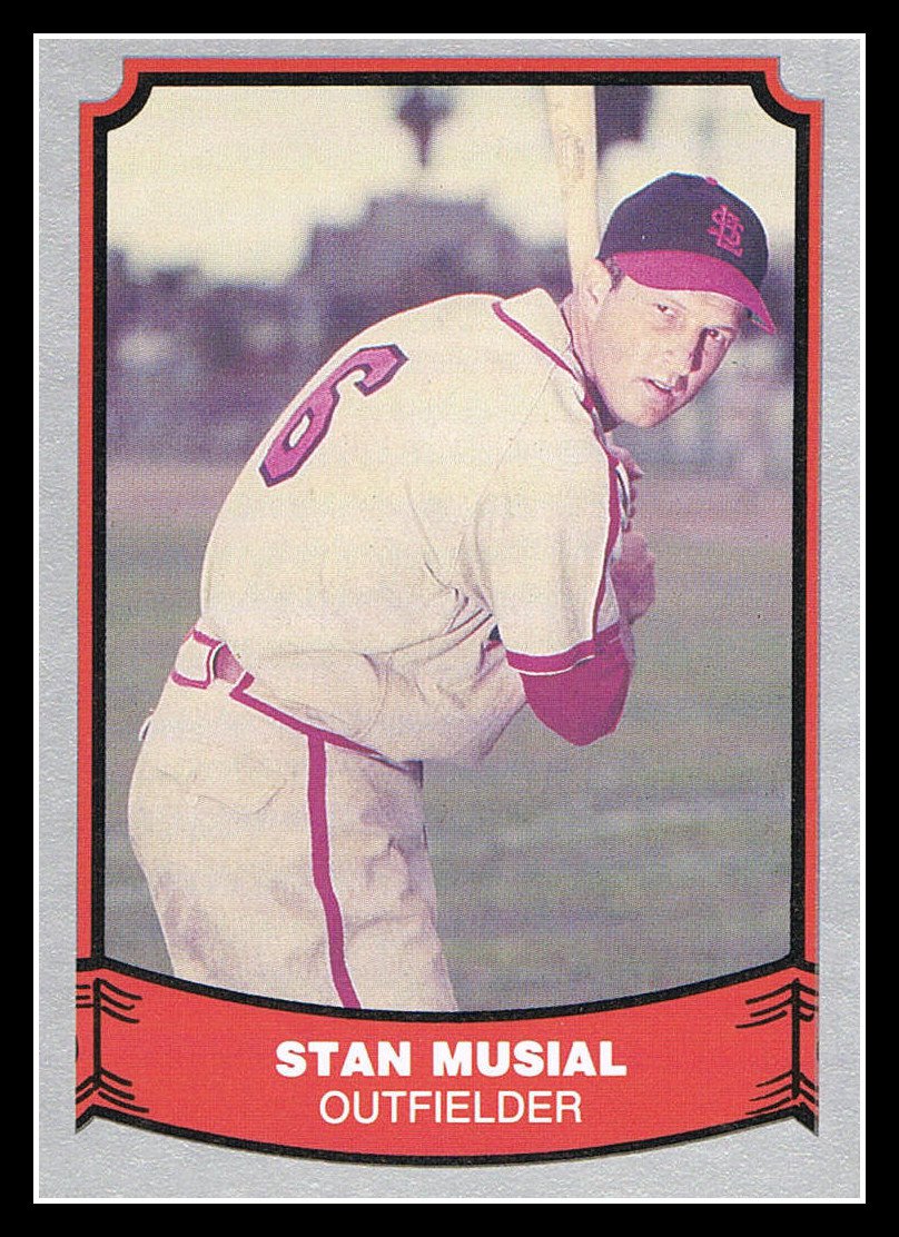 1988 Stan Musial 6 Baseball Legends Trading Card Pacific 1924