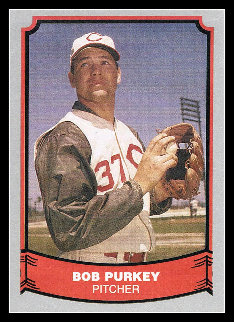 1988 Bob Purkey #77 Pacific Baseball Legends Trading Card