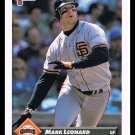 1993 Mark Leonard #288 Series 1 Donruss Baseball Trading Card