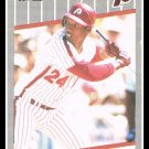 1989 Milt Thompson #584 Fleer Baseball Trading Card 1989 Milt Thompson #584 Fleer Baseball Trading Card