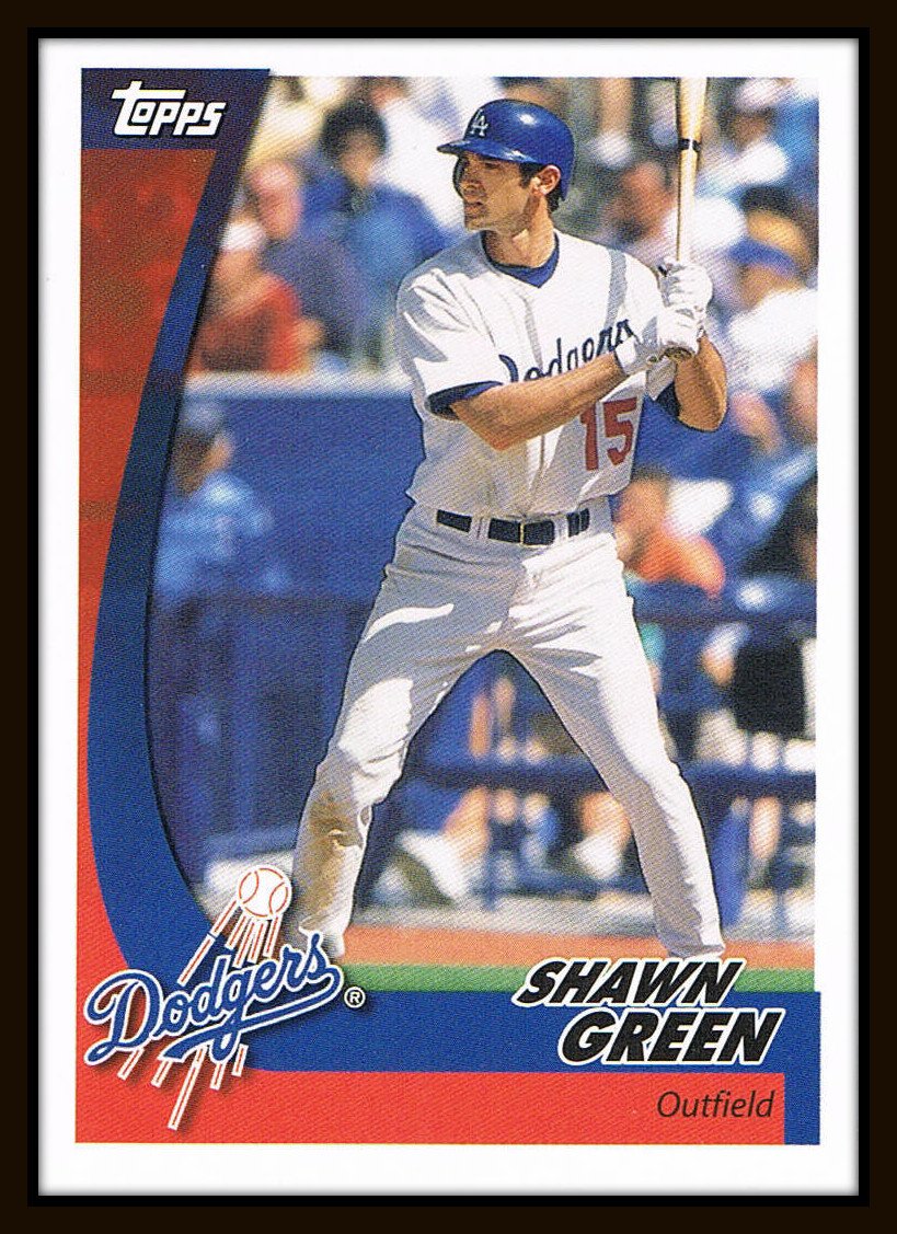 2002 Shawn Green #18 Topps Baseball Trading Card