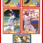 1990 Score Baseball Trading Cards Brian Holton Curt Ford Eric Davis Bud Black Mark Langston